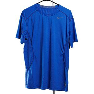 Men's Large Nike Pro Combat Blue Shirt